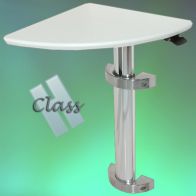 ErgonoFlex Medical Station Corner Table INTOP 8 H Class Adjustable In Height Wall Mount